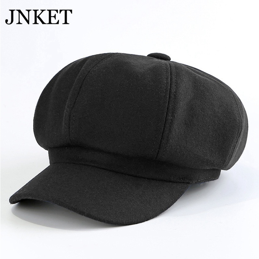 Berets JNKET Fashion Autumn Winter Women's Beret Hat Octagonal Cap Casual Men's Peaked Gatsby Pumpkin Woolen Cloth Hats, Black
Berets JNKET Fashion Autumn Winter Women's Beret Hat Octagonal Cap Casual Men's Peaked Gatsby Pumpkin Woolen Cloth Hats, Black