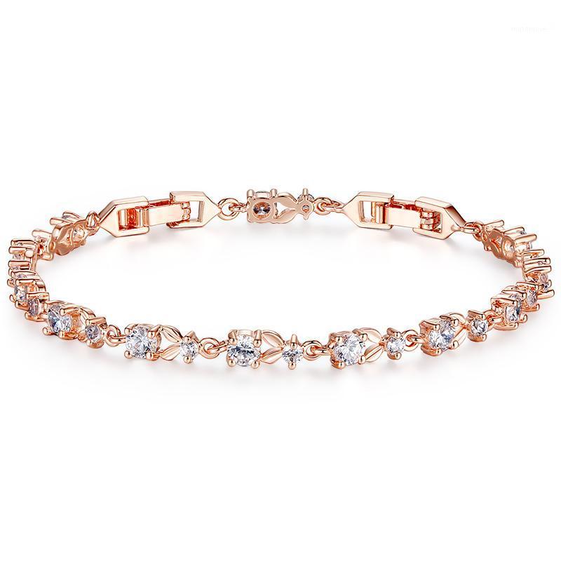 DISINIYA 6 Colors Luxury Rose Gold Color Chain Link Bracelet for Women Ladies Shining Cubic Zircon Crystal Jewelry SJIB000131
DISINIYA 6 Colors Luxury Rose Gold Color Chain Link Bracelet for Women Ladies Shining Cubic Zircon Crystal Jewelry SJIB000131