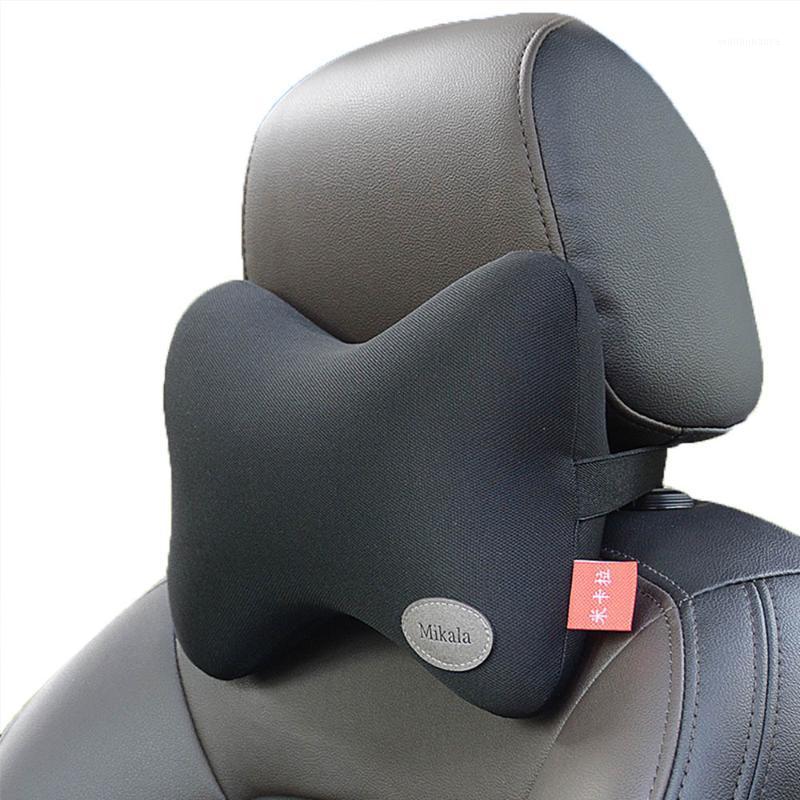 

Seat Cushions Car Neck Pillow Memory Foam Head Support Protector Travel Soft Massage Headrest Auto Fabric Cover Cushion