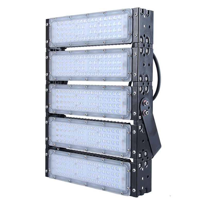 Tunnel Lights 50W 100W 150W 200W 250W 300W SMD3030 Floodlight Module Fin Heat Dissipation Waterproof IP65 Cool White For Highway P