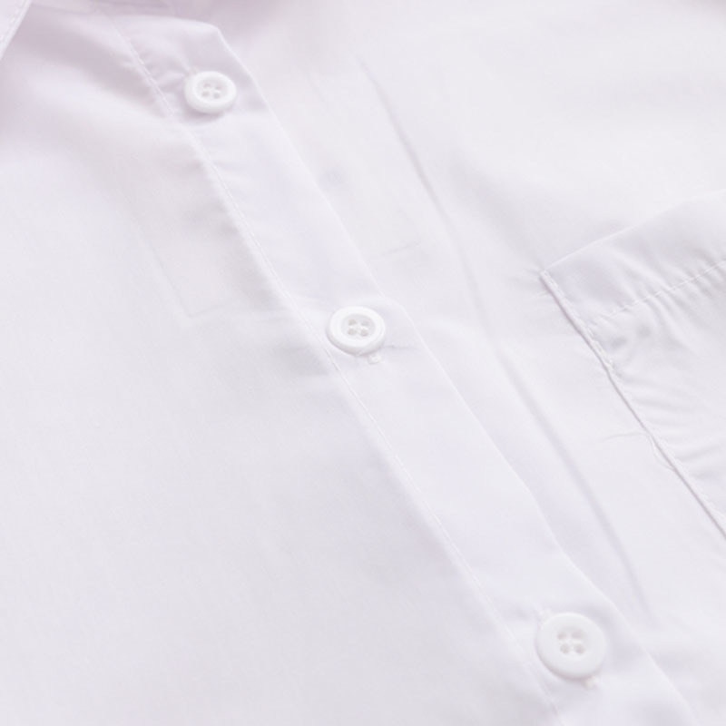 New Fashion White Women Shirt Casual Loose Cotton Embroidery Women Blouse Long Sleeve Turn Down Collar Lady Shirt 5083 50 201126