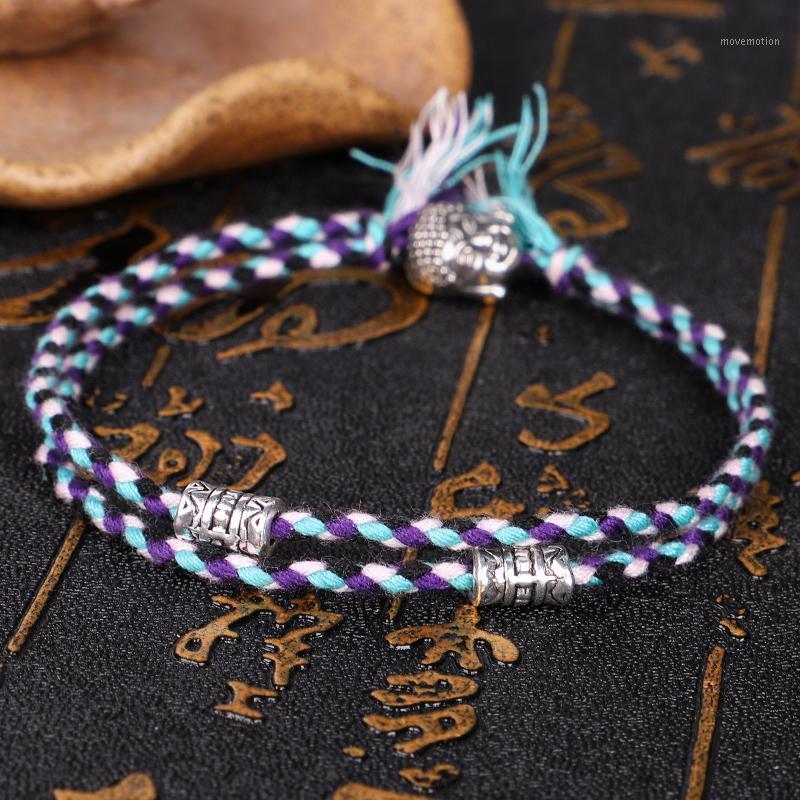 Ethnic Tibetan Buddha Head Woven Amulet Multicolor Bracelets & Bangles For Women Men Handmade Rope Buddha Charm Bracelet Gift1
Ethnic Tibetan Buddha Head Woven Amulet Multicolor Bracelets & Bangles For Women Men Handmade Rope Buddha Charm Bracelet Gift1