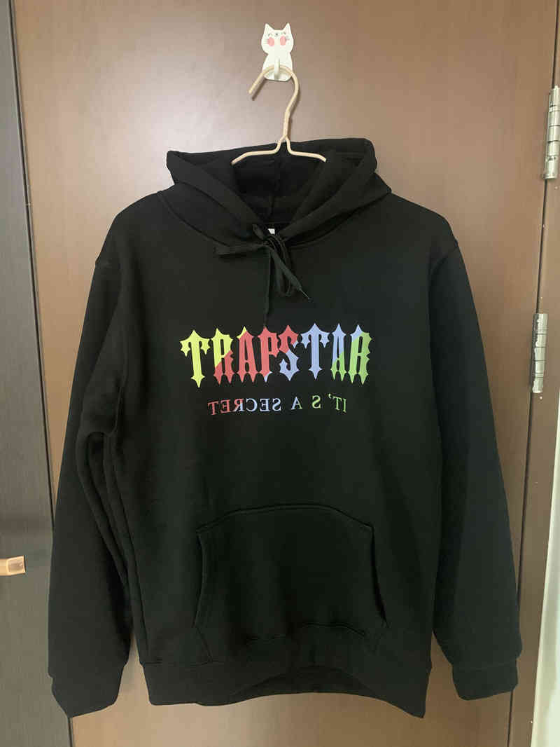 Hoodie Printed Warmth Plus Fleece Jacket Men' and Women' Words Female Pullover Sweater Trap Star Street Hip Hop, White
Hoodie Printed Warmth Plus Fleece Jacket Men' and Women' Words Female Pullover Sweater Trap Star Street Hip Hop, White