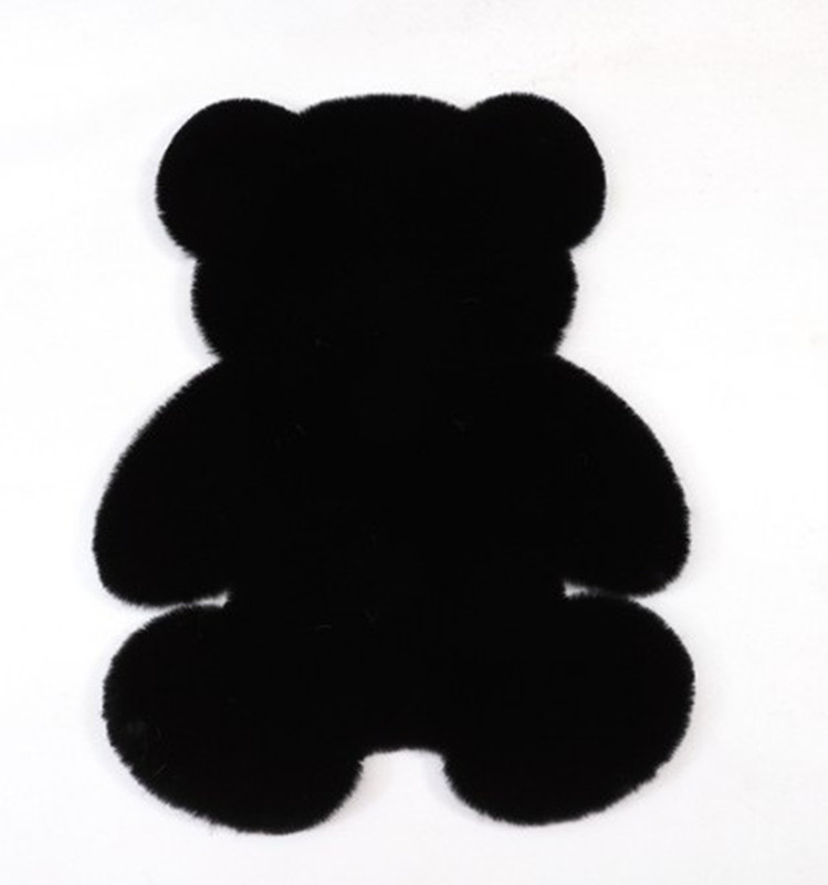 Bear rug super soft silk carpet Indoor Modern Living room bedroom Rug Antiskid soft 60cm *80cm mat gray white brown children
