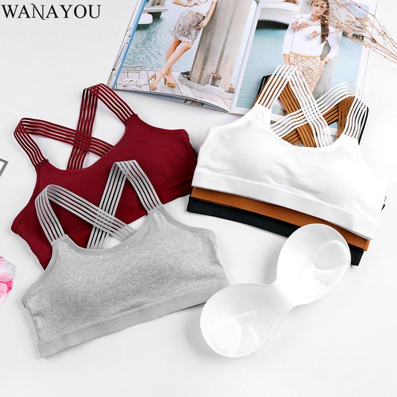 WANAYOU Women Cross Strap Sports Bras Padded Shockproof Athletic Gym Sports Bra Top Breathable Fitness Running Yoga Tank Tops1, Wine red
WANAYOU Women Cross Strap Sports Bras Padded Shockproof Athletic Gym Sports Bra Top Breathable Fitness Running Yoga Tank Tops1, Wine red