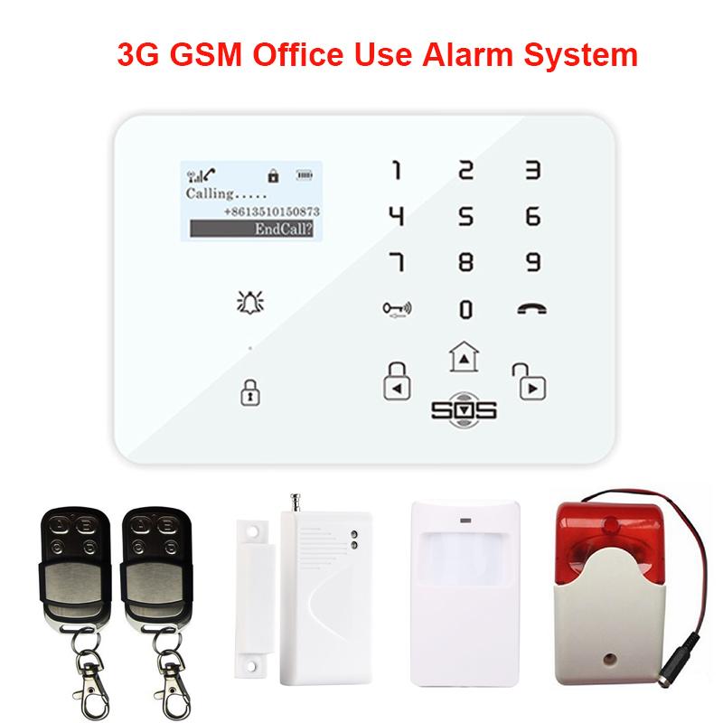 

Smart Home Alarm SMS Remote Control Russian Spanish GPRS Wireless GSM Burglar Alarm System /Door sensor PIR Motion Detector K9A
