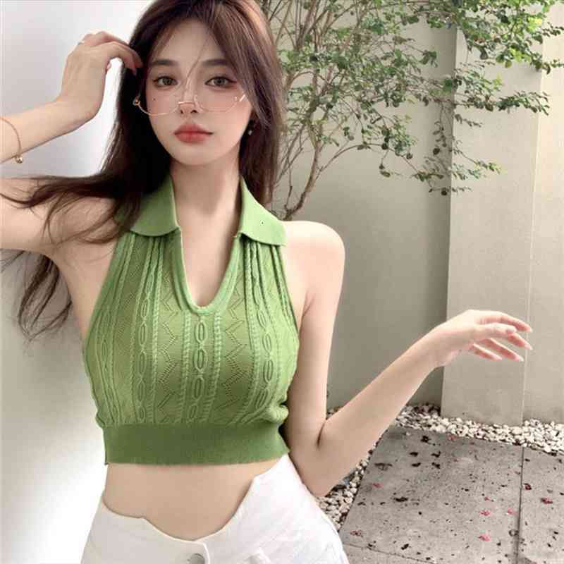 Crop Tops Sexy Knitted Solid Color Tanke Top Women Halter Off Shoulder Womens Tops Sleeveless Camis For Woman Ins, White
Crop Tops Sexy Knitted Solid Color Tanke Top Women Halter Off Shoulder Womens Tops Sleeveless Camis For Woman Ins, White