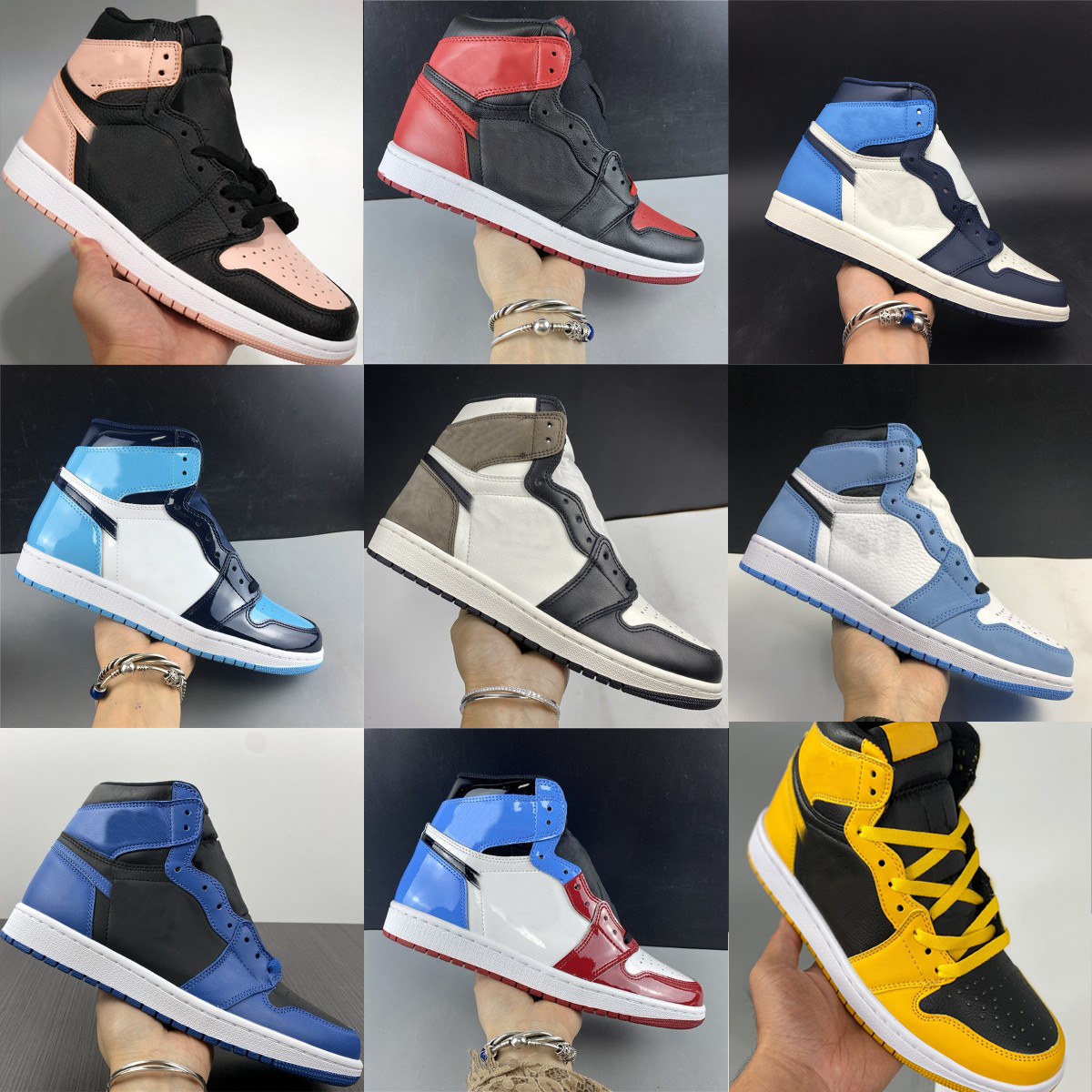 2022 Top Quality jumpman 1 jump 1s Basketball Shoes Atmosphere University Blue Shadow Hyper Royal Twist Fragment Dark Mocha Bordeaux Women Sports running Sneakers, 48
2022 Top Quality jumpman 1 jump 1s Basketball Shoes Atmosphere University Blue Shadow Hyper Royal Twist Fragment Dark Mocha Bordeaux Women Sports running Sneakers, 48