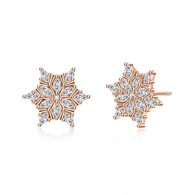 Stud Korean Drama The Who Loved Me Same Style Fashionable Snowflake Earrings Elegant High Quality
Stud Korean Drama The Who Loved Me Same Style Fashionable Snowflake Earrings Elegant High Quality