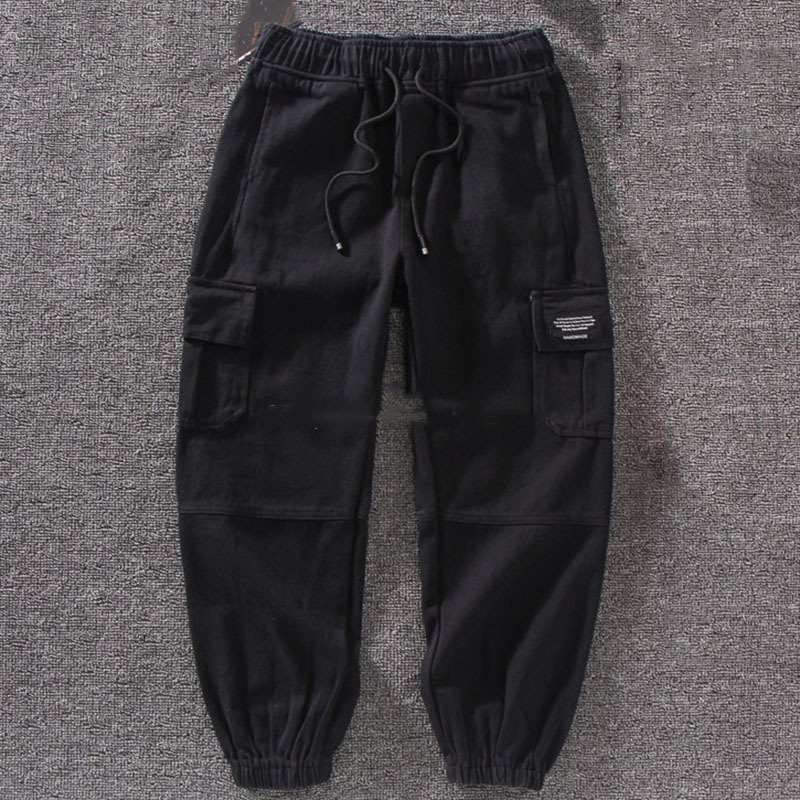 Autumn Loose AnkleLength Pants Harajuku Streetwear Sweatpants High Waist Pants Female Cargo Pants Women T200516