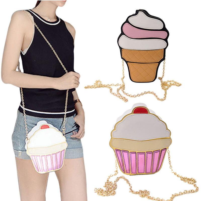 Cute Cartoon Women Ice Cream Mini Bags Small Chain Clutch Crossbody Girls Shoulder Messenger Bag Fruit Colors Cake Bags
Cute Cartoon Women Ice Cream Mini Bags Small Chain Clutch Crossbody Girls Shoulder Messenger Bag Fruit Colors Cake Bags