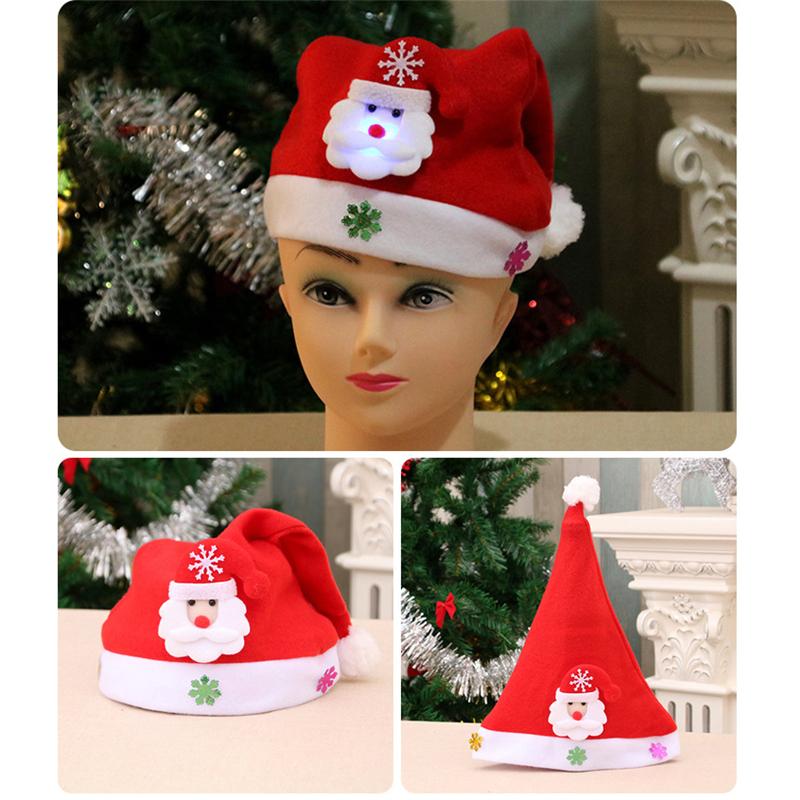 LED Flashing Christmas Hat Shining Lovely Red Santa Clause Cap Holiday Wearing Supplies New Year Xmas Children Adult Gifts
LED Flashing Christmas Hat Shining Lovely Red Santa Clause Cap Holiday Wearing Supplies New Year Xmas Children Adult Gifts