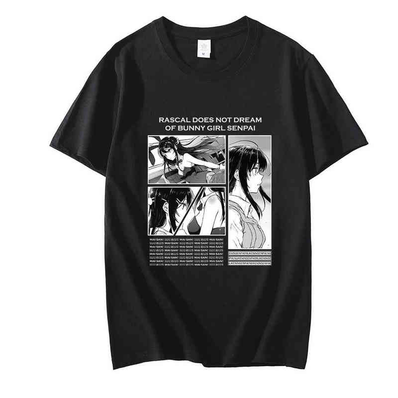 Summer New Japan Anime Mai Sakurajima Rascal Does Not Dream of Bunny Girl Senpai Classic Unisex T-shirt Tee Shirt Oversize Y220214, Sky blue
Summer New Japan Anime Mai Sakurajima Rascal Does Not Dream of Bunny Girl Senpai Classic Unisex T-shirt Tee Shirt Oversize Y220214, Sky blue