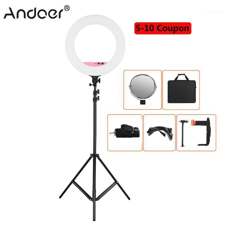 Andoer 3200K-5800K Bi-color 18inch LED Video Ring Light Kit with 2m Light Stand/ Mirror/ Phone Holder/ Bag for Studio Lighting1
Andoer 3200K-5800K Bi-color 18inch LED Video Ring Light Kit with 2m Light Stand/ Mirror/ Phone Holder/ Bag for Studio Lighting1