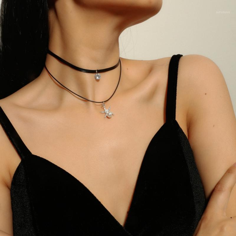 Handmade Boutique Starfish Pearl Rhinestone Pendant Choker Necklace for Women Girls Fashion Collar Statement Necklace Jewelry1
Handmade Boutique Starfish Pearl Rhinestone Pendant Choker Necklace for Women Girls Fashion Collar Statement Necklace Jewelry1