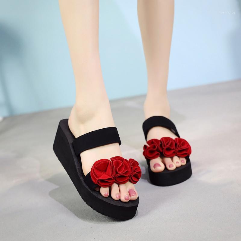 Summer flip flops Slippers womans Bohemian Flower Slip-on Open Toe Wedges Heels Shoes Sandals non-slip Beach Slippers #05081, Blue
Summer flip flops Slippers womans Bohemian Flower Slip-on Open Toe Wedges Heels Shoes Sandals non-slip Beach Slippers #05081, Blue