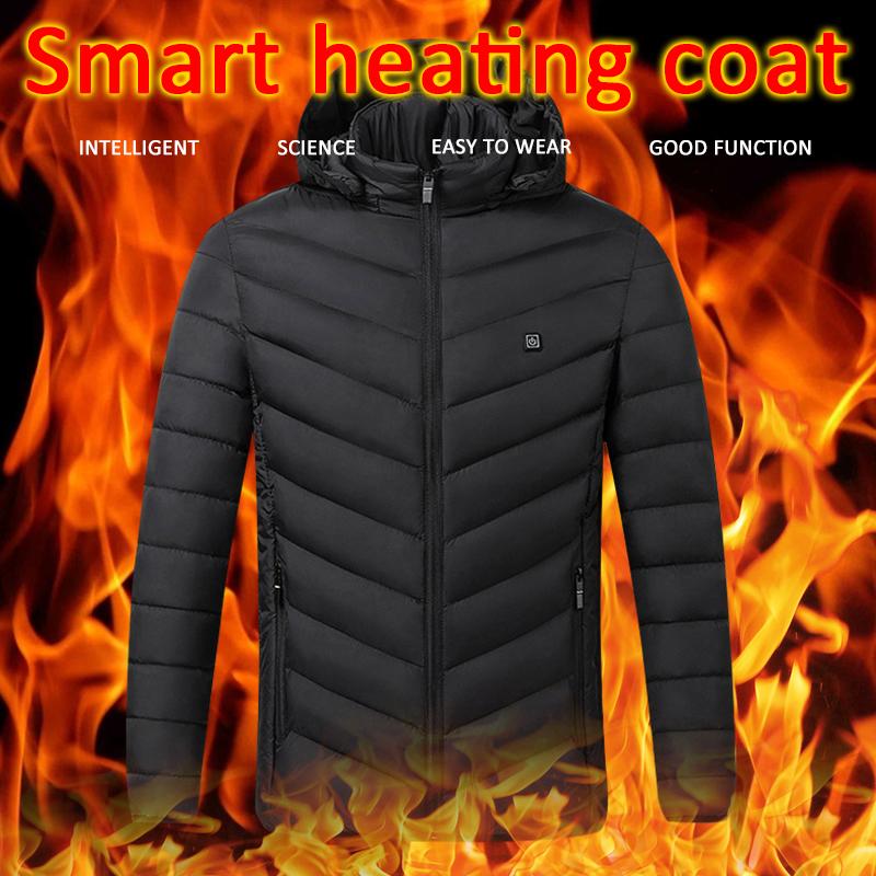 Electric Heated Outdoor Sports Coat Winter Coat With Cap And USB Electric Heating Waterproof Camping Hiking, Blue
Electric Heated Outdoor Sports Coat Winter Coat With Cap And USB Electric Heating Waterproof Camping Hiking, Blue