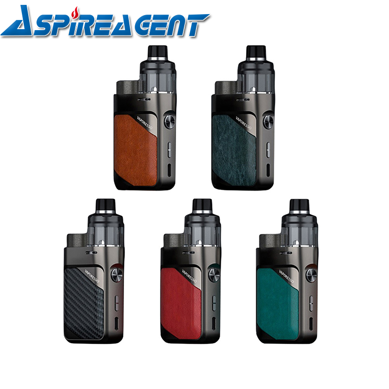 

Vaporesso Swag PX80 Pod Mod Kit 80W with SWAG PX80 Pod Cartridge 4ml Powered by GTX Mesh Coil & External 18650 Battery 100% Original, Message for colors