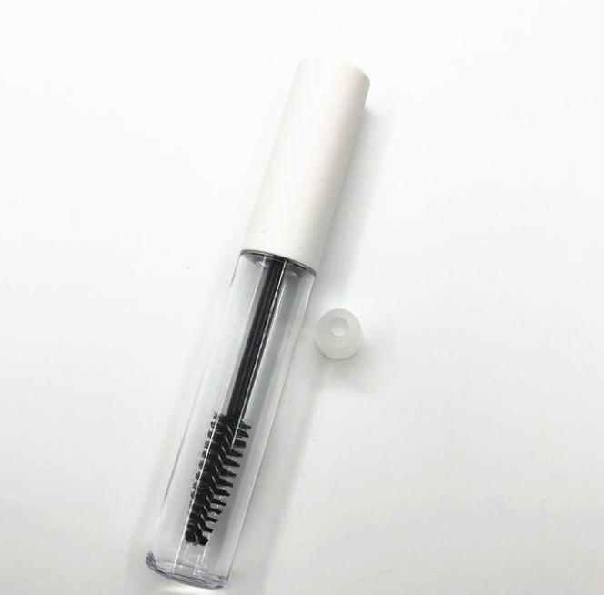 10ml Empty mascara tube Clear revitalash Eyelash Bottle Frosted White Pink lid Cosmetic packing container