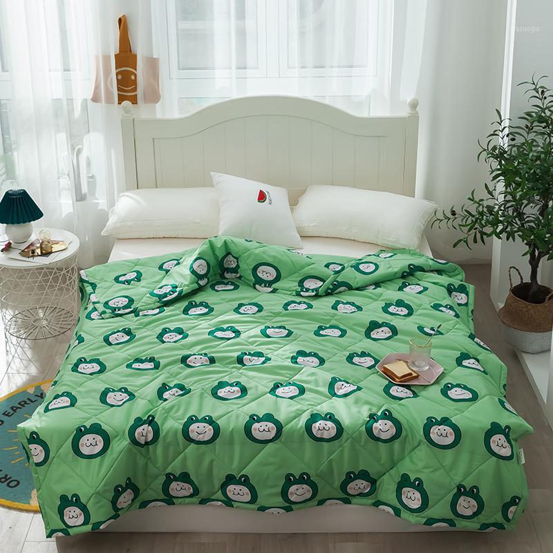 Cute cartoon frog printing Machine wash summer quilt New Family Kids Summer Quilt Blankets Comforter1, J20
Cute cartoon frog printing Machine wash summer quilt New Family Kids Summer Quilt Blankets Comforter1, J20