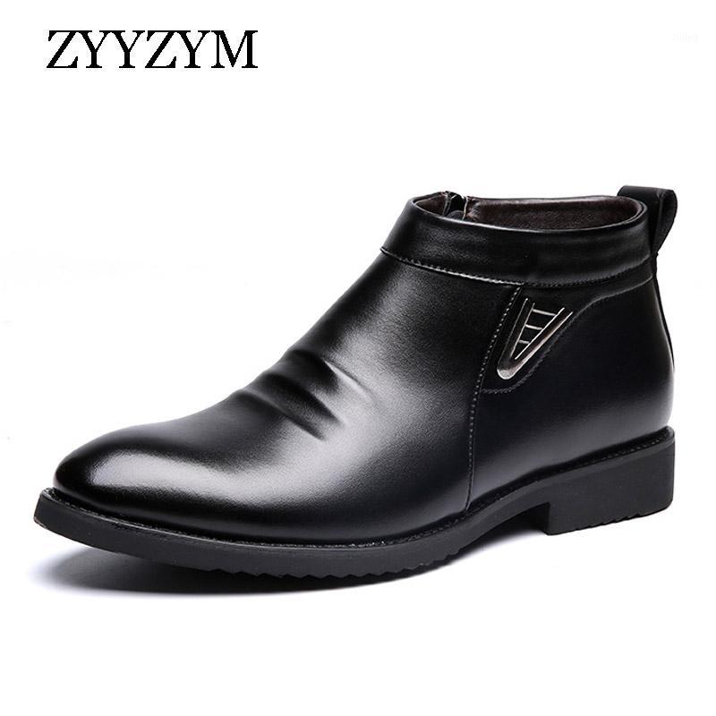 ZYYZYM Mens Boots Winter Short Plush Keep Warm Business Casual Leather Boots Solid Color Cotton Male1, Black
ZYYZYM Mens Boots Winter Short Plush Keep Warm Business Casual Leather Boots Solid Color Cotton Male1, Black