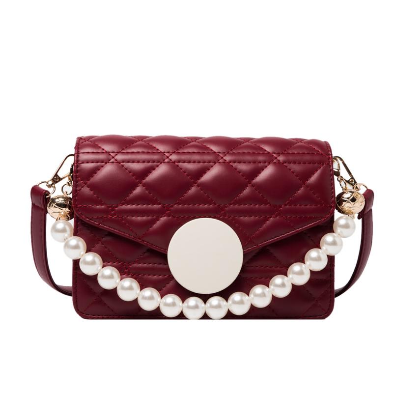 Fashion solid color PU leather pearl handle square women's messenger bag bags for women 2021 bolsos para mujer purse handbags, Black
Fashion solid color PU leather pearl handle square women's messenger bag bags for women 2021 bolsos para mujer purse handbags, Black