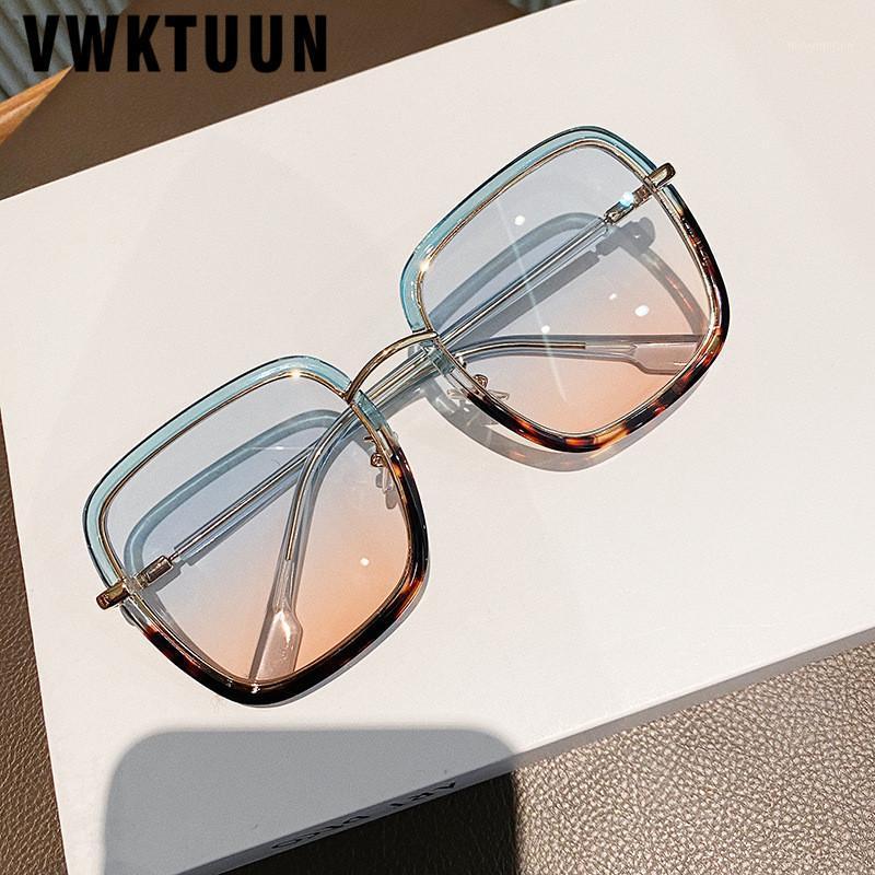 VWKTUUN Square Sunglasses Women 2021 Alloy Frame Oversized Women's Sunglasses Luxury Big Glasses UV400 Gradient Lens Sunglass1 
VWKTUUN Square Sunglasses Women 2021 Alloy Frame Oversized Women's Sunglasses Luxury Big Glasses UV400 Gradient Lens Sunglass1