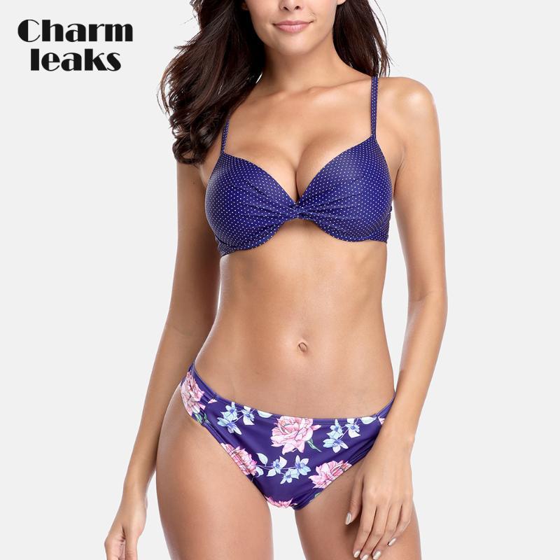 Charmleaks Women Bikini Set Vintage Floral Print Swimsuit Sexy Swimwear Push Up Bathing Suit Beachwear1, Bla
Charmleaks Women Bikini Set Vintage Floral Print Swimsuit Sexy Swimwear Push Up Bathing Suit Beachwear1, Bla