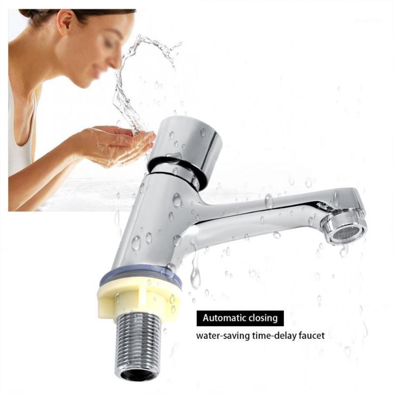 Public Ktchen Bathroom Chrome Plated Self Closing Water Saving Time Delay Basin Sink Tap Faucet Tools1
Public Ktchen Bathroom Chrome Plated Self Closing Water Saving Time Delay Basin Sink Tap Faucet Tools1