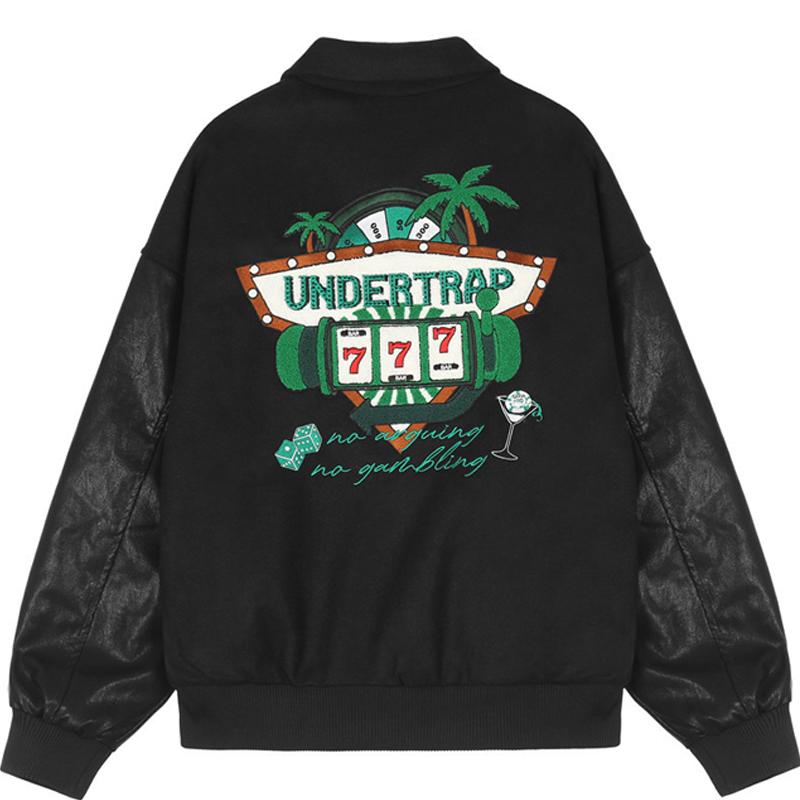 Men's Jackets Men Letter Embroidery Varsity Jacket Street Hip Hop PU Leather Stitching Sleeves Add Cotton Baseball Uniform Winter Warm Coats, Black;brown
Men's Jackets Men Letter Embroidery Varsity Jacket Street Hip Hop PU Leather Stitching Sleeves Add Cotton Baseball Uniform Winter Warm Coats, Black;brown