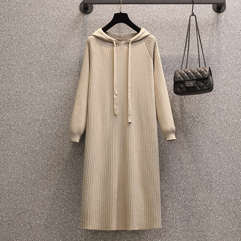 2021 New Female Plus Size Dress Solid Mesh Medium-sized Pit Hood Long Women's Dresses Loose Office Lady Dressed in Winter's Rectum 3QNH, Apricot
2021 New Female Plus Size Dress Solid Mesh Medium-sized Pit Hood Long Women's Dresses Loose Office Lady Dressed in Winter's Rectum 3QNH, Apricot