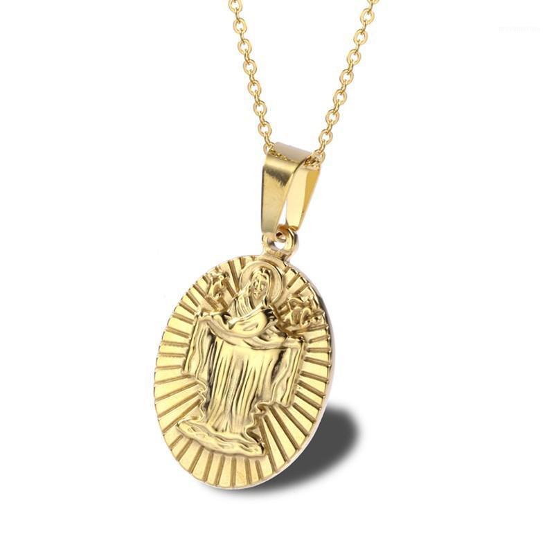 RIR Delicate Christian Jesus Necklace Gold Stainless Steel with Chain Charm Oval Jesus Necklace For Religious Jewelry1
RIR Delicate Christian Jesus Necklace Gold Stainless Steel with Chain Charm Oval Jesus Necklace For Religious Jewelry1