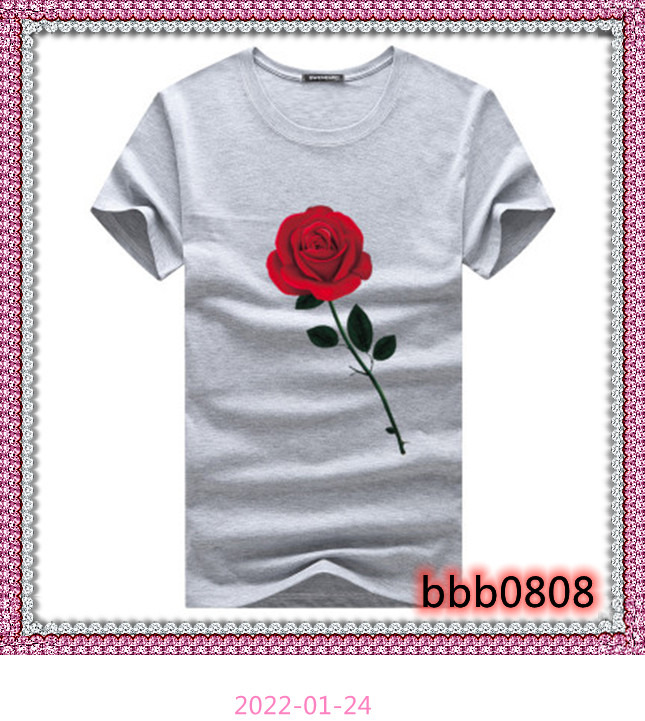 Rose Printed T shirts Summer Top Shirt Crew Neck Short Sleeves 5XL Men New Fashion Clothing Cotton Tops Male Casual Tees, Army green 
Rose Printed T shirts Summer Top Shirt Crew Neck Short Sleeves 5XL Men New Fashion Clothing Cotton Tops Male Casual Tees, Army green