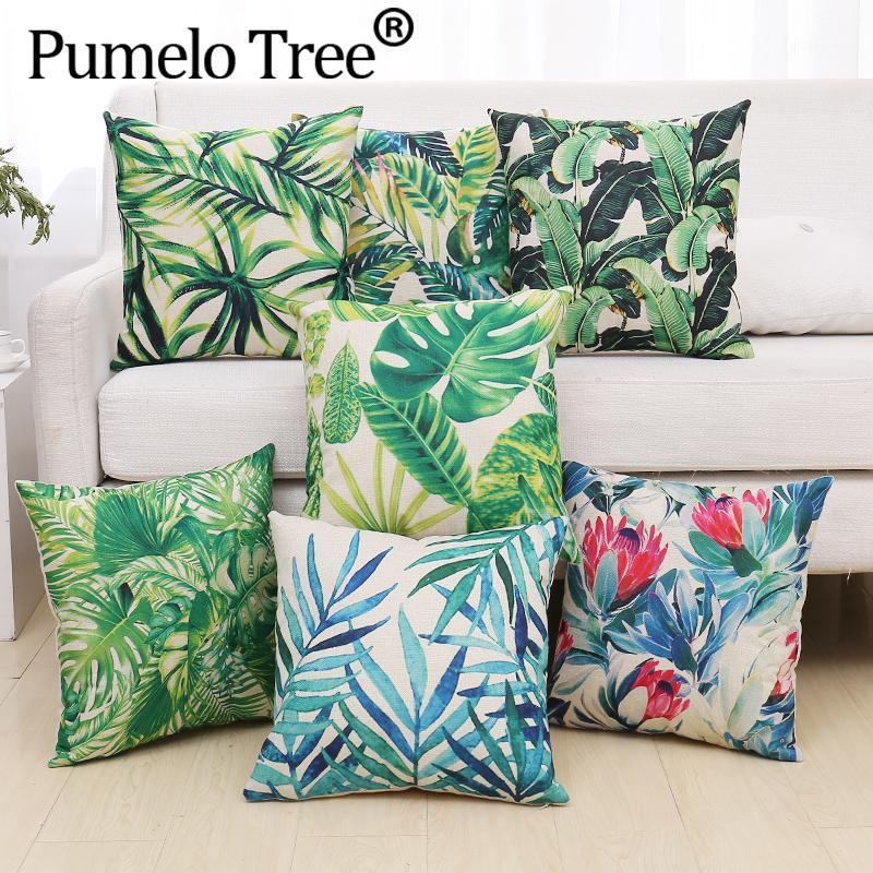 Modern Home Decorative Cushion Tropical Plants Cushion Covers Monstera Banana Leafart Linen Throw Pillow Case House1, L562-7
Modern Home Decorative Cushion Tropical Plants Cushion Covers Monstera Banana Leafart Linen Throw Pillow Case House1, L562-7