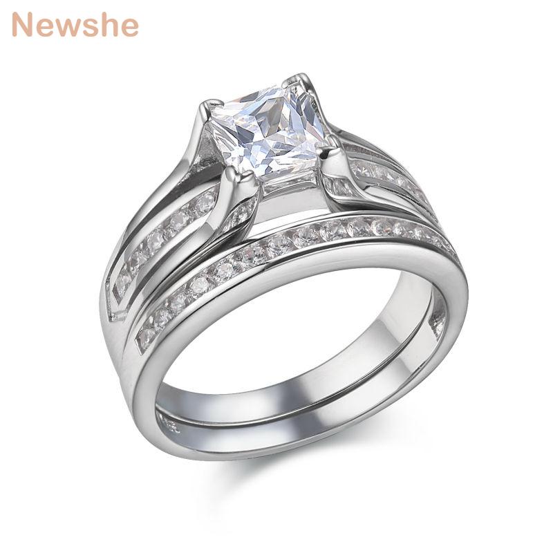 Cluster Rings She 925 Sterling Sliver Wedding Ring Sets For Women 1.25 Ct Princess Cut CZ Engagement Bridal Set Size 9 LOS145
Cluster Rings She 925 Sterling Sliver Wedding Ring Sets For Women 1.25 Ct Princess Cut CZ Engagement Bridal Set Size 9 LOS145