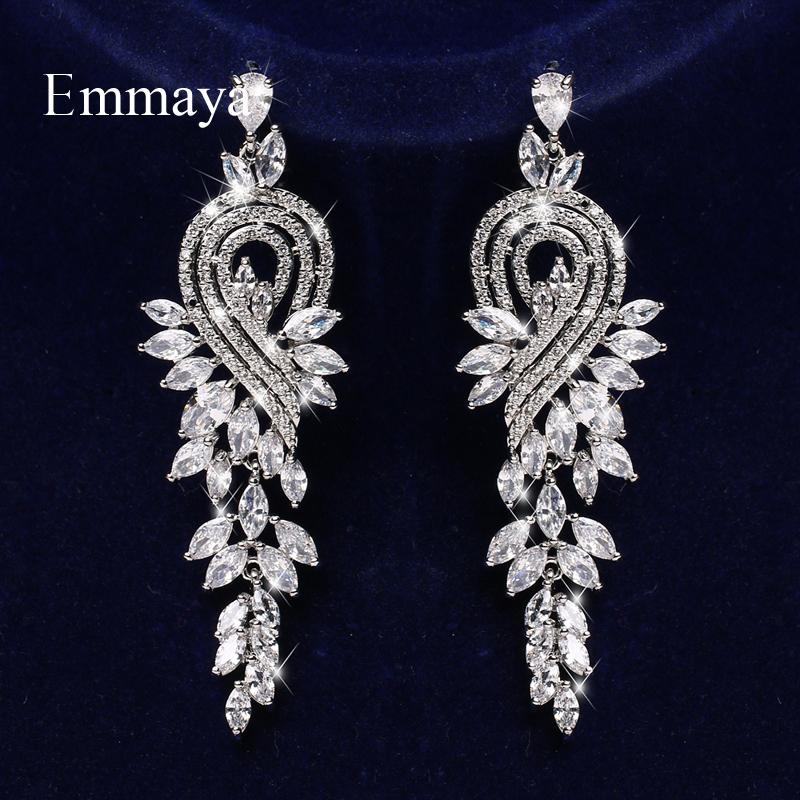 Emmaya New Arrival Long Earring Female Charming Jewelry With Cubic Zircon Three Color Choice Distinctive Gift In Wedding Party
Emmaya New Arrival Long Earring Female Charming Jewelry With Cubic Zircon Three Color Choice Distinctive Gift In Wedding Party