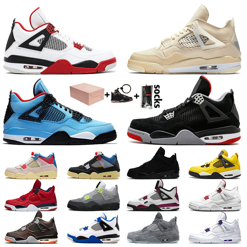 2021 Starfish With Box Jumpman 4 Fire Red Travis 4s Women Mens Outdoor Shoes Sail Bred Black Cat Union Guava Ice Trainers Sneakers, Shipping
2021 Starfish With Box Jumpman 4 Fire Red Travis 4s Women Mens Outdoor Shoes Sail Bred Black Cat Union Guava Ice Trainers Sneakers, Shipping