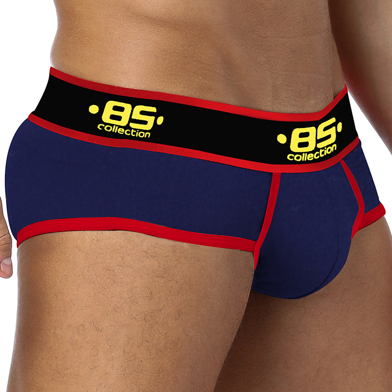 BS 2019 Sexy Men Briefs Underwear 5Pcslot Mens Cotton Bikini Slip Male Panties Underpants Gay Slip Hombre Brief Shorts BS175 T200511