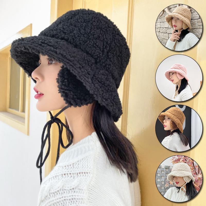 Hat Woman Autumn And Winter Warm Ear Protection Korean Plush Fisherman Hat Versatile Basin Fashion Student
Hat Woman Autumn And Winter Warm Ear Protection Korean Plush Fisherman Hat Versatile Basin Fashion Student
