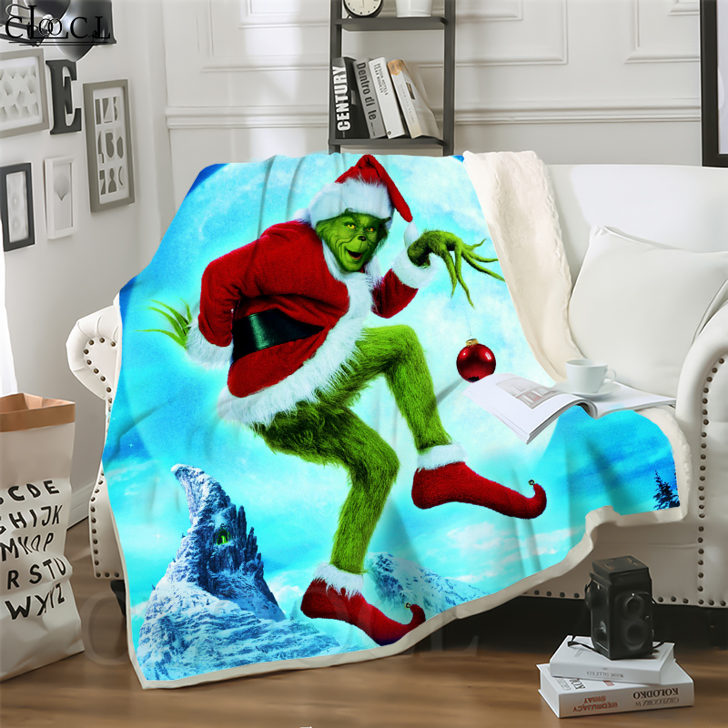 CLOOCL Hot Movie Grinch Stole Christ The Grinch 3D Print Hip-hop Style Conditioning Blanket Sofa Teens Bedding Throw Blankets Plush Quilt
CLOOCL Hot Movie Grinch Stole Christ The Grinch 3D Print Hip-hop Style Conditioning Blanket Sofa Teens Bedding Throw Blankets Plush Quilt