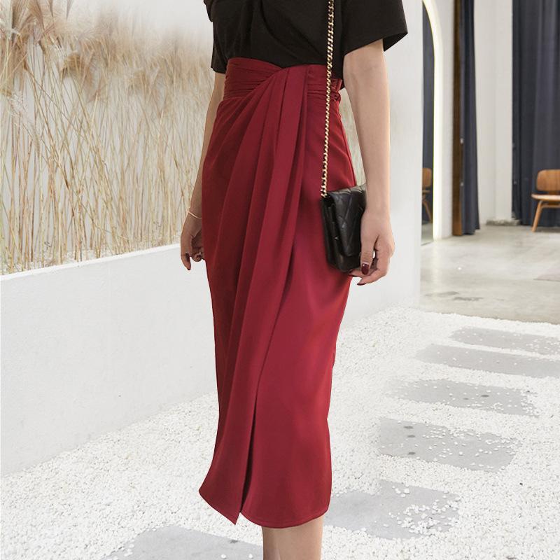 Street Chic Irregular Design Solid Color Women Skirt New Design High Waist Bud Skirt, Blue
Street Chic Irregular Design Solid Color Women Skirt New Design High Waist Bud Skirt, Blue