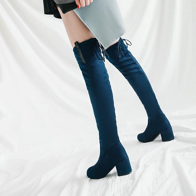 Oversized Fashion of high-heeled women's boots with tie after knee-length barrel and 100-set jacket1, Black
Oversized Fashion of high-heeled women's boots with tie after knee-length barrel and 100-set jacket1, Black