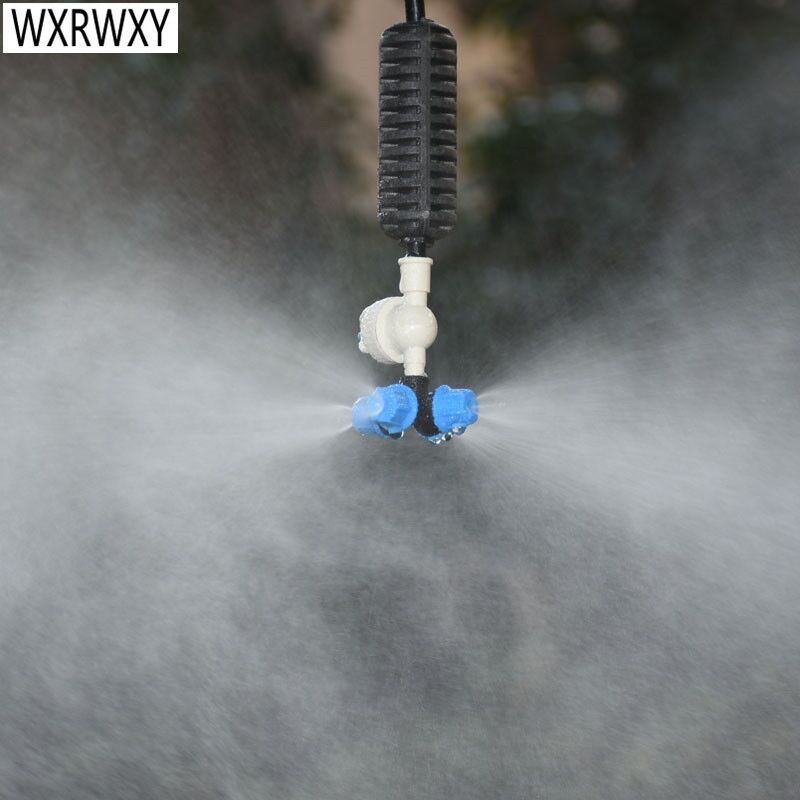 Greenhouse Hanging anti drip misting nozzle Cross fog nozzle water spray To greenhouse Drip irrigation system 1set
Greenhouse Hanging anti drip misting nozzle Cross fog nozzle water spray To greenhouse Drip irrigation system 1set