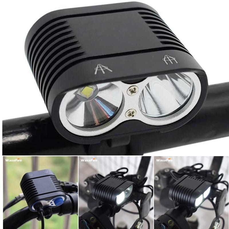 Super Bright 5000LM Bike Light 2* XM-L2 Bicycle Front Light MTB Headlight Head Lamp +Rechargeable 8800mAh 18650 Battery Pack
Super Bright 5000LM Bike Light 2* XM-L2 Bicycle Front Light MTB Headlight Head Lamp +Rechargeable 8800mAh 18650 Battery Pack