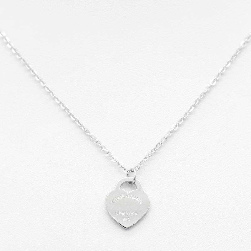 Classic charm Fashion Pendant Necklace For Women's Party Wedding Jewelry Heart-Shaped Love Gifts, Silver
Classic charm Fashion Pendant Necklace For Women's Party Wedding Jewelry Heart-Shaped Love Gifts, Silver