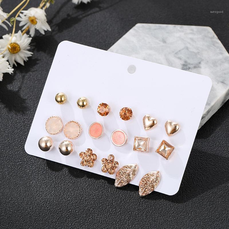 Stud Women's Earrings Set Romantic Rose Gold Color Geometric Heart Crystal 2021 Female Party Ear Jewelry Gift1
Stud Women's Earrings Set Romantic Rose Gold Color Geometric Heart Crystal 2021 Female Party Ear Jewelry Gift1