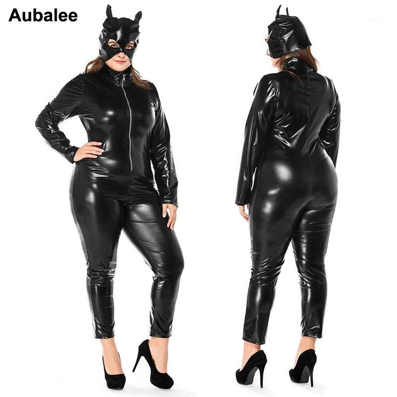 Plus Size XXXL Sexy Black Catwomen Jumpsuit Faux Leather Catsuit Costumes For Women Ladies Halloween Catwomen Costume Bodysuit1, Catwoman zentai suit
Plus Size XXXL Sexy Black Catwomen Jumpsuit Faux Leather Catsuit Costumes For Women Ladies Halloween Catwomen Costume Bodysuit1, Catwoman zentai suit