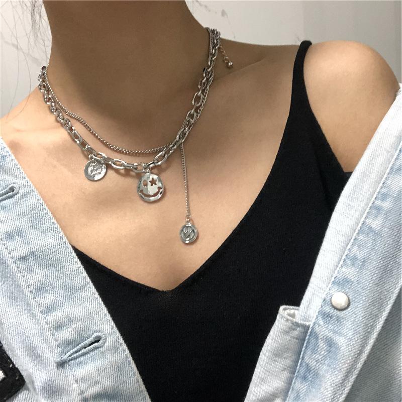 Face Hot Sale Smile Antique Chains Necklaces Women Smile Sets Sterling Necklace Steampunk Twisted Rock Jewelry
Face Hot Sale Smile Antique Chains Necklaces Women Smile Sets Sterling Necklace Steampunk Twisted Rock Jewelry