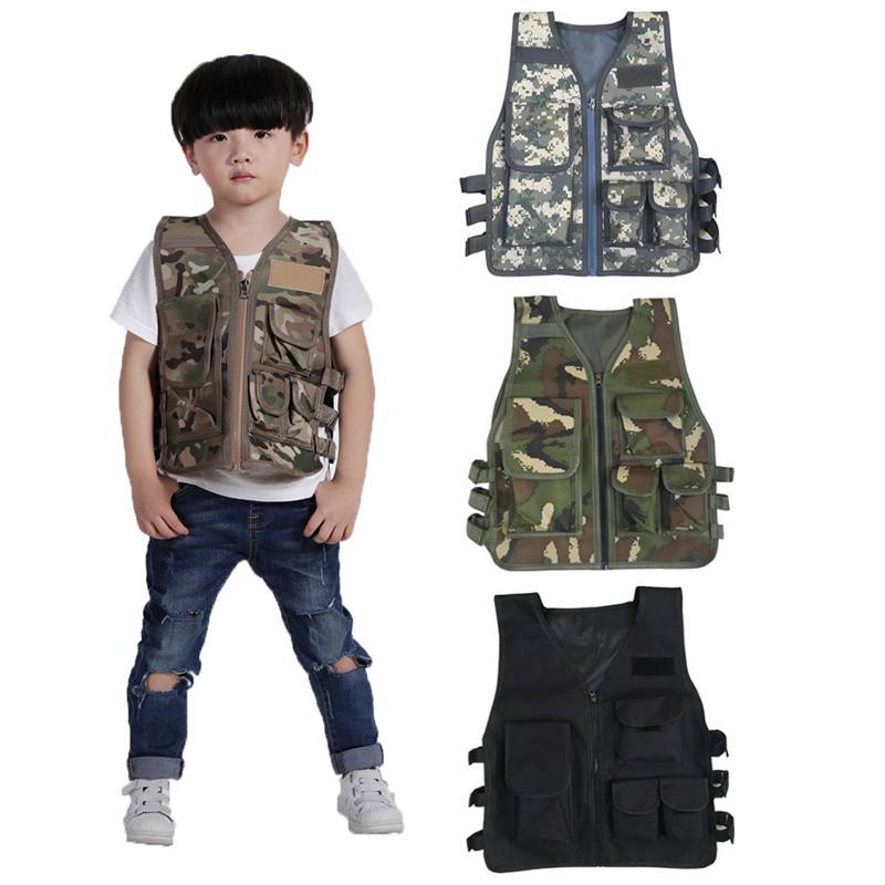 Camouflage Children' Clothing Kids Vest Boy Battleground Army Fan CS Wargame Paintball Outdoor Survival Children' Vest, Black
Camouflage Children' Clothing Kids Vest Boy Battleground Army Fan CS Wargame Paintball Outdoor Survival Children' Vest, Black