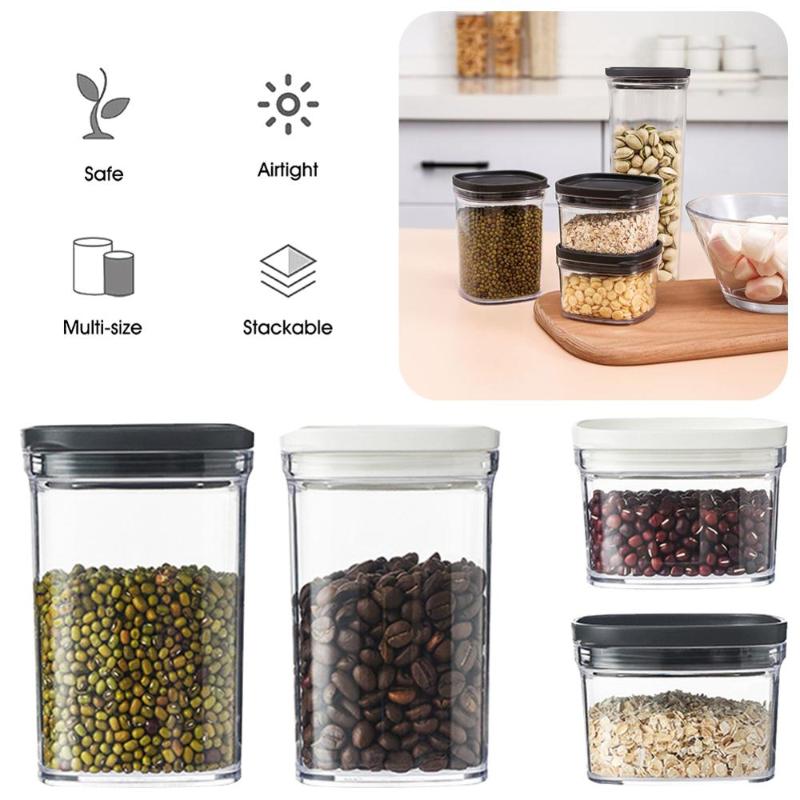 Stackable Storage Container Airtight Noodle Box Multigrain Storage Transparent Sealed Can 220/520 ML
Stackable Storage Container Airtight Noodle Box Multigrain Storage Transparent Sealed Can 220/520 ML